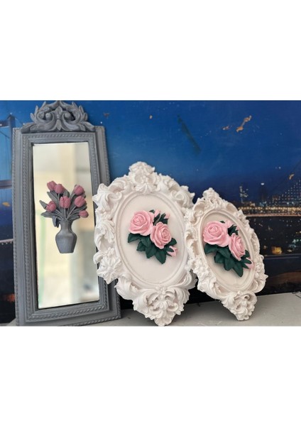 Dekoratif El Yapımı Duvar Tablo Set 3lü