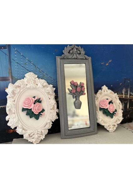 Dekoratif El Yapımı Duvar Tablo Set 3lü fiyatları