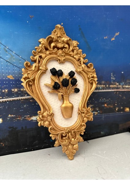 Vintage Tarzı El Yapımı Tablo 42CM