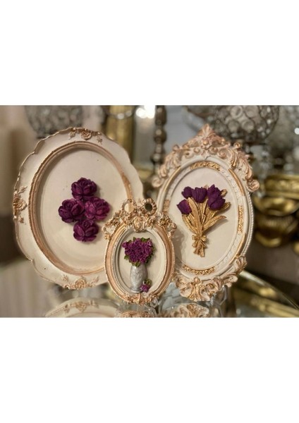 Tasarım Dekoratif Çerçeveli Duvar Tablosu 3 Lü Set modelleri