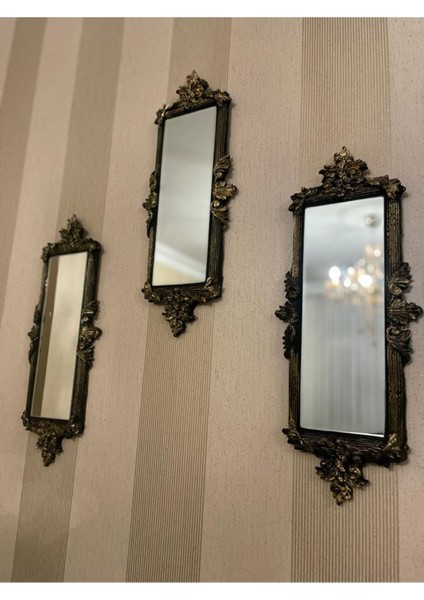 Duvar Aynası , Dekoratif 3 Lü Duvar Aynası 45CM fırsatları