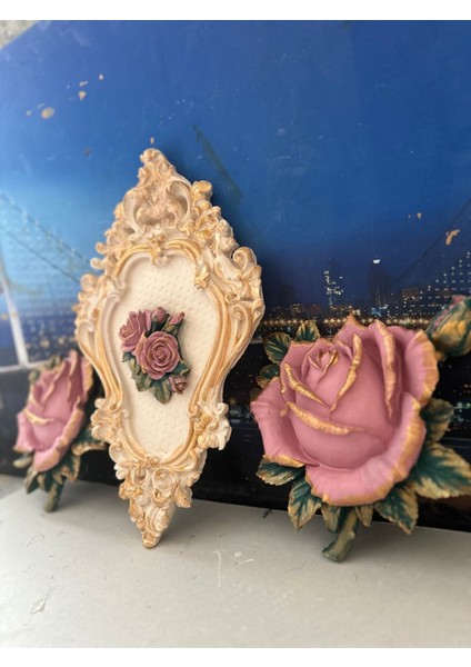 Tablo ve Duvar Gül 3lü Set ,tasarım Duvar Süsü fiyatları