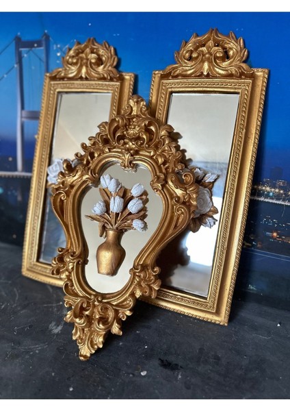 Ayna ve Tablo Tasarım 3lü Set ,uzun Model 50CM Avangard Model 42CM indirimleri