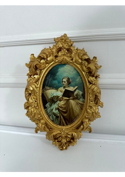 Vintage Tarzı El Yapımı Dekoratif Dekopaj Tablo 30CM fiyatları