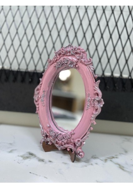 Pembe Tasarım Masa ve Duvar Aynası fiyatları