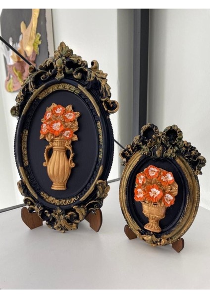 Çiçekli 2 Tablo Takımı fiyatları