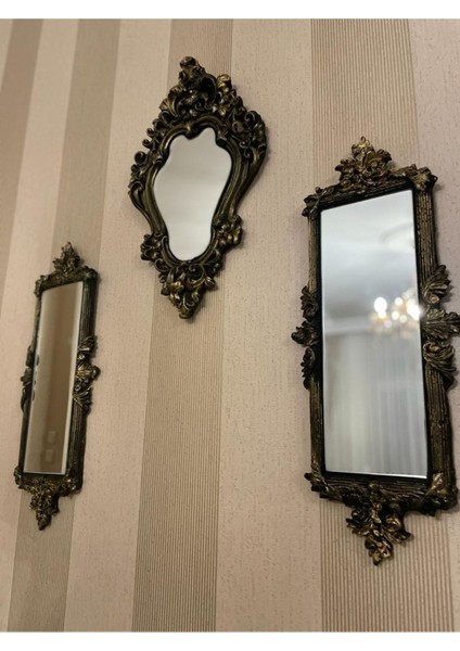 Klasik Ayna , Avangard Duvar Aynası 3 Lü Set modelleri