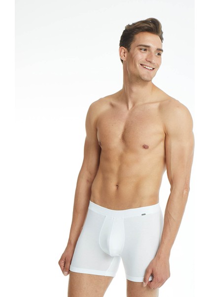 9313 ERKEK SİLVER BEYAZ BOXER