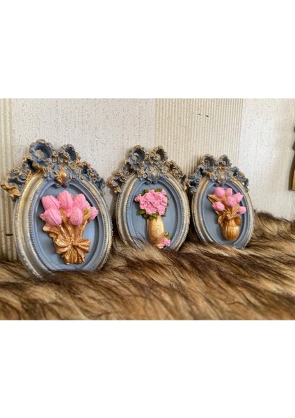 Dekoratif Küçük Tablo 3 Lü Set