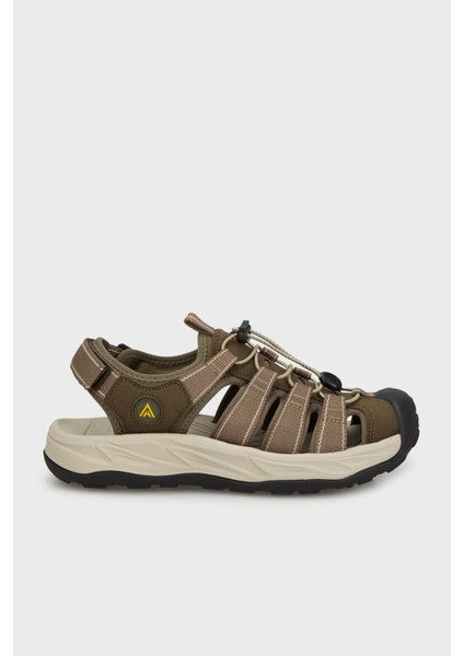 Logolu Kalın Taban Outdoor Cırtlı Sandalet Ayakkabı Erkek Ayakkabı 679