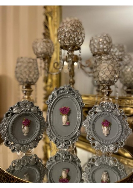 Gri Çerçeve Seti 3 Lü