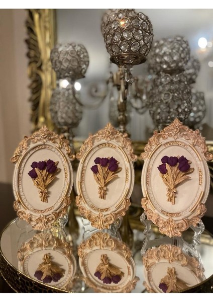 Lale Masa Duvar Süsü 3 Lü Set