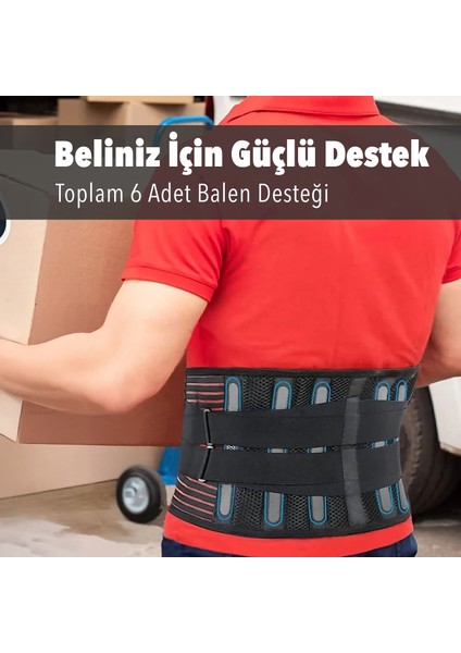 Medikal Bel Korsesi Ekstra 3D Bel Dolgu Aparatlı Balenli Bel Destek Korsesi Medikal Korse