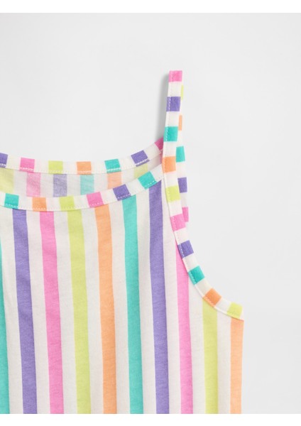 Kız Bebek Çok Renkli Askılı Fitilli Atlet fiyatları