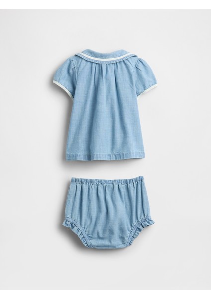 Bebek Mavi Baby Denim Outfit Set fiyatları