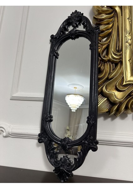 Siyah Büyük Duvar Aynası 70 cm fırsatları