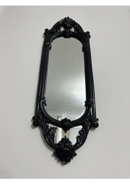 Siyah Büyük Duvar Aynası 70 cm