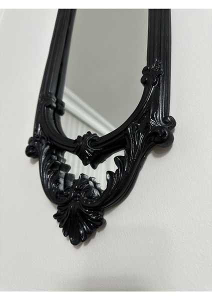 Siyah Büyük Duvar Aynası 70 cm