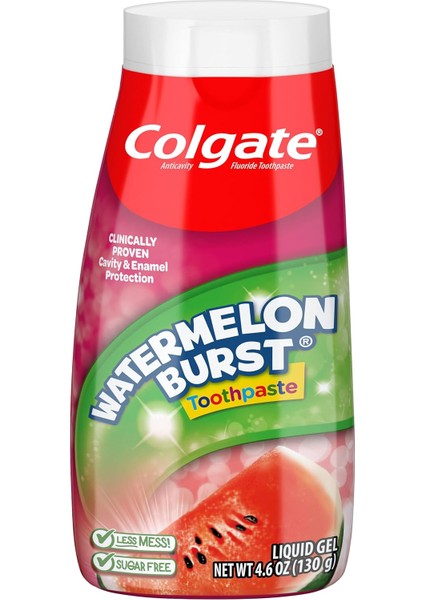 Anticavity Kids Toothpaste With Fluoride Watermelon Burst Colgate Çocuk Diş Macunu 130 gr