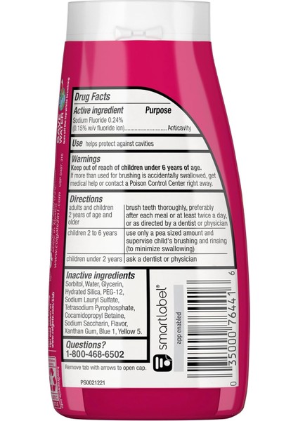 Anticavity Kids Toothpaste With Fluoride Watermelon Burst Colgate Çocuk Diş Macunu 130 gr
