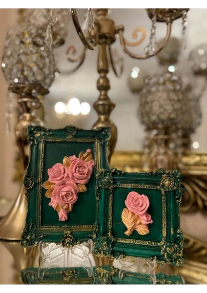 Kare Dekoratif Masa Süsü , Duvar Aksesuar 2 Li Set fiyatları