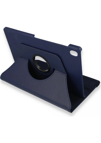 Lenovo M10 Fhd Plus X606F Kılıf 360 Tablet Deri Kılıf - Lacivert