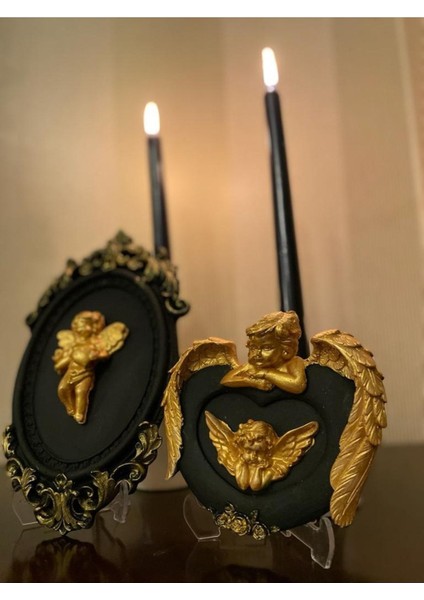 Melekli 2 Li Masa Duvar Dekoratif Aksesuar fiyatları