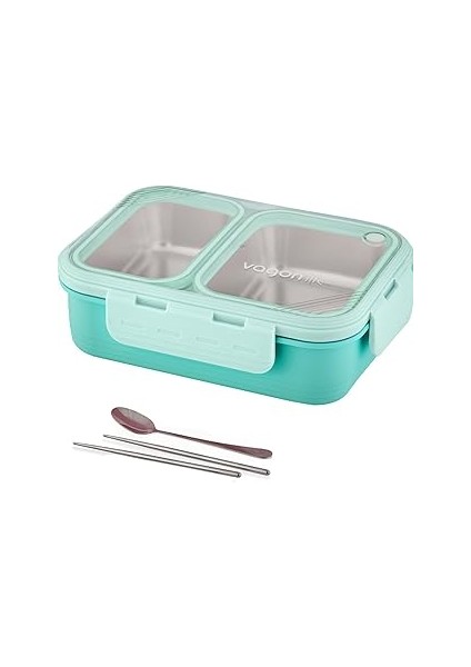 Lunch Box 700 ml Tek Kat Iki Bölmeli Metal Kaşıklı Yeni Nesil Sefer TASI-FFLBOX7096