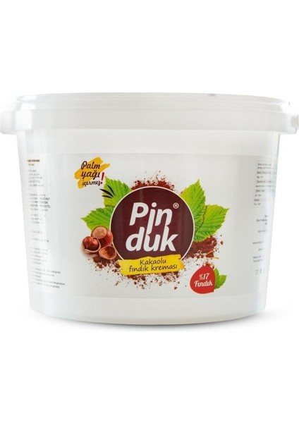 Pinduk Kakaolu Fındık Kreması 5 kg