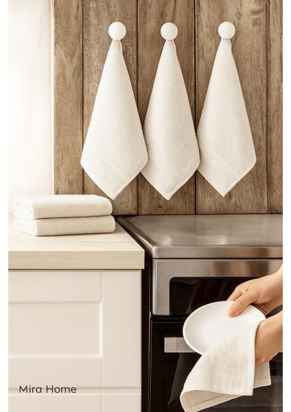 4'lü Mutfak Kurulama Havlusu Bezi 30X30 cm