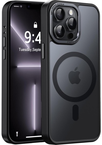 iPhone 11 Pro Uyumlu Kamera Korumalı Magsafe Wireless Şarj Özellikli Mat Silikon Kılıf