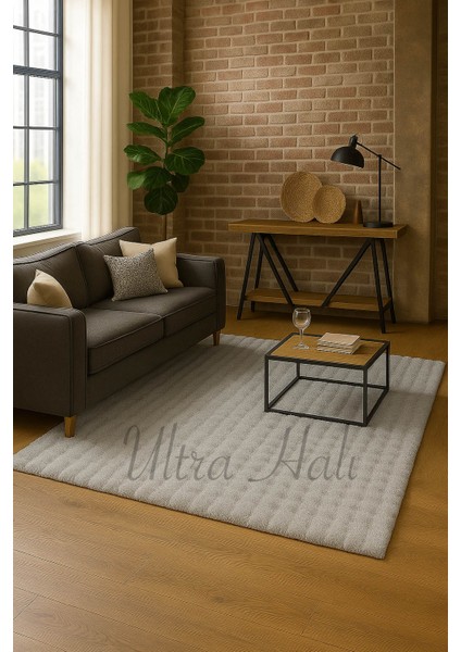 Fluffy Serisi Tavşan Tüyü Peluş Halı