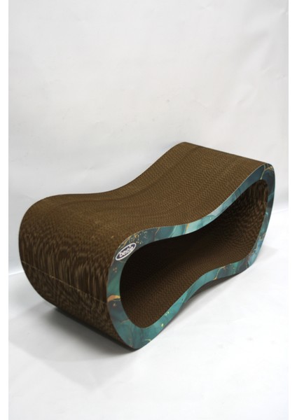 Kedi Tırmalama Kanepesi Karton Kedi Tırmalama Yatay Tırmalama- Large (59X24X26 Cm)- 3D Zümrüt Desen fiyatları