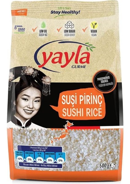 Yayla Gurme Sushi Pirinç 500 gr x 2 fiyatları