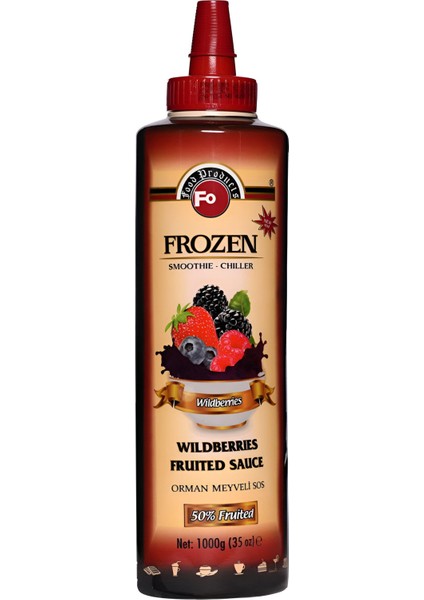 Orman Meyveli Sos Frozen Meyve Püresi 1000 gr x 6 Adet (Koli)