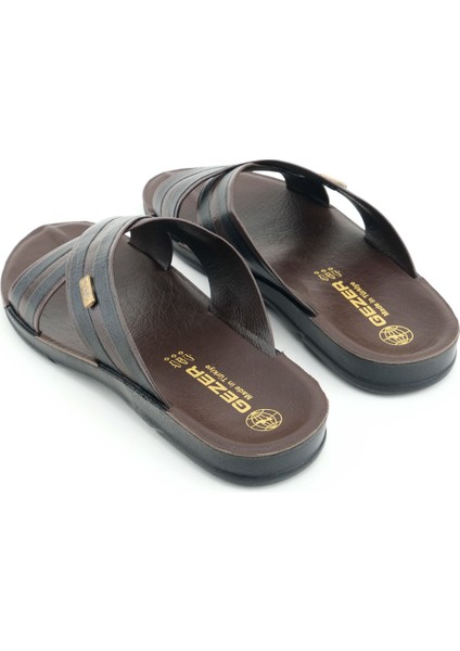 Erkek Yazlık Pu Taban Suni Deri Rahat Taban Ev Bahçe Günlük Terlik fırsatları