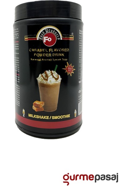 Karamel Aromalı Milkshake Tozu 1 kg x 6 Adet (Koli)