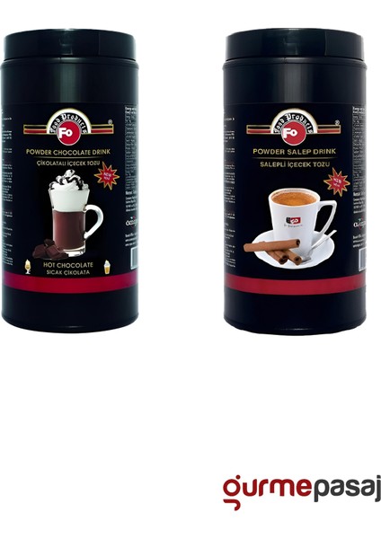 Salep ve Sıcak Çikolata 1000 G 2'li Paket