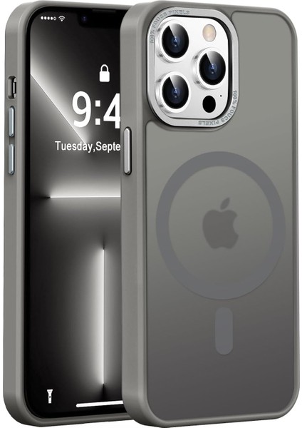 iPhone 11 Pro Uyumlu Kamera Korumalı Magsafe Wireless Şarj Özellikli Mat Silikon Kılıf