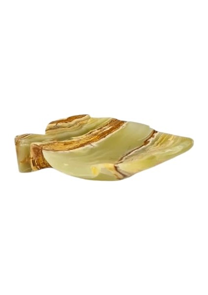 Orjinal Onyx Taşı Yaprak Sunumluk