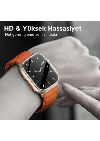 3 Adet Apple Watch Ultra 49MM 9h Nano Cam Ekran Koruyucu Akıllı Saat Ekran Koruyucu fırsatları
