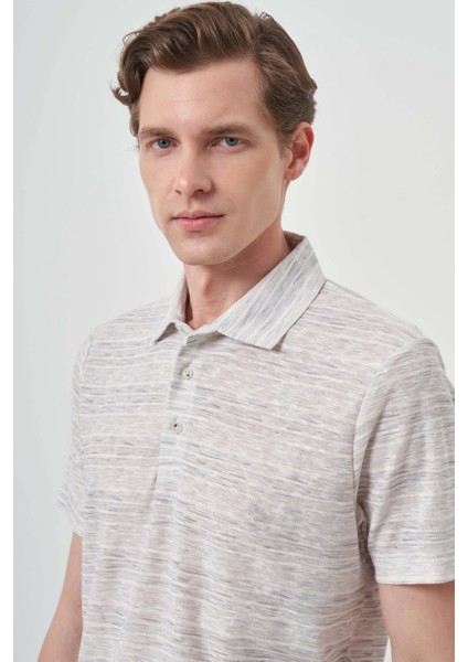 Erkek Gri Trend Dinamik Fit Polo Yaka T-Shirt fiyatları