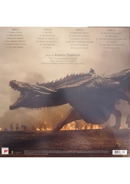Game Of Thrones (Season 7 - Multi-Colored Vinyl) - Plak modelleri