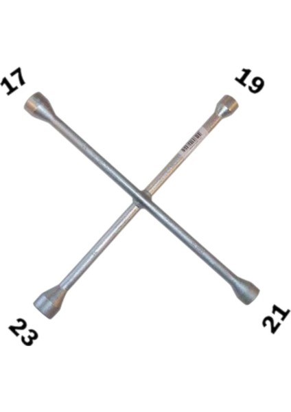 Bijon Anahtarı Dörtlü Dört Kollu Istavroz 4'lü Döküm Çelik