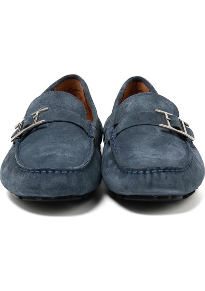 Erkek Oxford ( Klasik) MO-7574A044-7574 Giuseppe Mengoni Indigo Süet