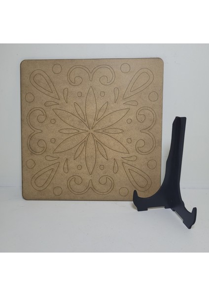 Mandala Boyama Seti- Ahşap Boyama-Model 202-23CM*23CM indirimleri