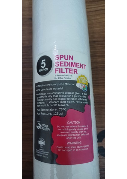 Spun Filtre 10" fiyatları