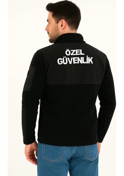 Güvenlik Polar Erkek | Arthur Nakışlı Softshell Uyumlu Polar – Kalın, Şık ve Dayanıklı
