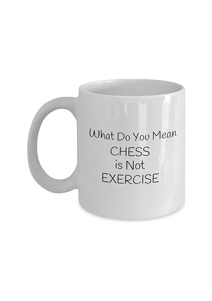 Print Dore Kahve Kupası Hediye Kahve Kupası Komik Kahve Kupası Satranç Egzersiz Değil,ıngilizce Kup