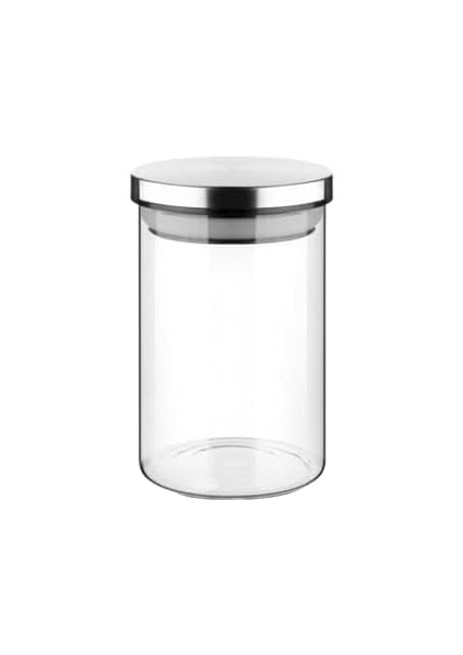 700ML Vakumlu Metal Kapaklı Borosilikat Cam Kavanoz (8.5CM*15CM) 1 Adet